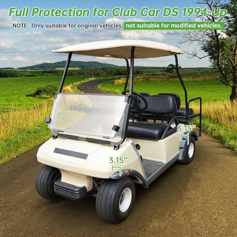 10L0L 4 PCS Golf Cart Fender Flares Golf Cart (2) Front & (2) Rear Fits EZGO RXV 2008-2015 Gas and Electric with Mounting Hardware in Saudi Arabia