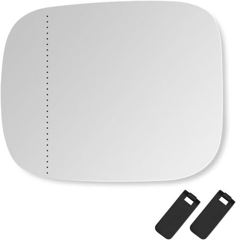 Senzeal Driver Side Heated Mirror Glass Replacement for Volvo XC70 2008-2016 Volvo XC90 2007-2014 Convex Mirror with Backing Plate (Left Side) in Saudi Arabia