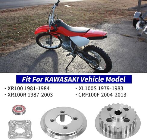 مركز القابض الداخلي ولوحة الضغط الخارجي متوافقة مع Honda CRF100F XR100 XR100R XL100S OEM # 22121-436-000 22350-115-020 in Saudi Arabia
