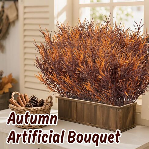 Halloween Artificial Flowers for Outdoors - 4PCS Small Fake Plants Fake Flowers for Decoration Fall Decorations for Home Front Porch Patio Outdoor Decor Centerpiece Table Decorations 13.7IN in Saudi Arabia