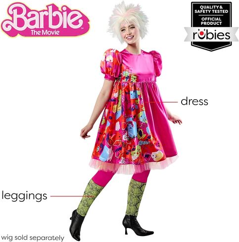 فستان وسروال ضيق للسيدات من Rubies Weird Barbie in Saudi Arabia