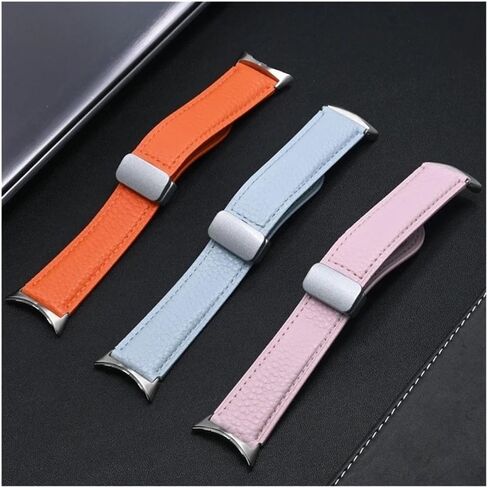 Leather Loop Watch Strap Fit for Google Pixel Watch 3 45mm/ 32 1 41mm Band Accessories in Saudi Arabia