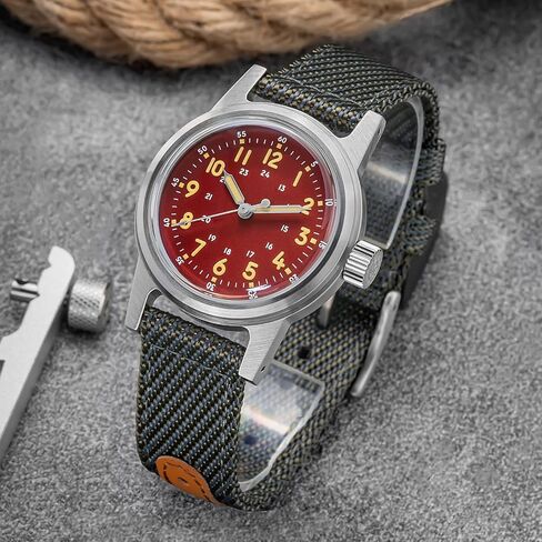 ADDIESDIVE 36 MM Vintage Automatic Watch Sterile Dial 200 M Waterproof Military Watches for Men and Women Nylon/Leather Strap Outdoor Sport Watch in Saudi Arabia