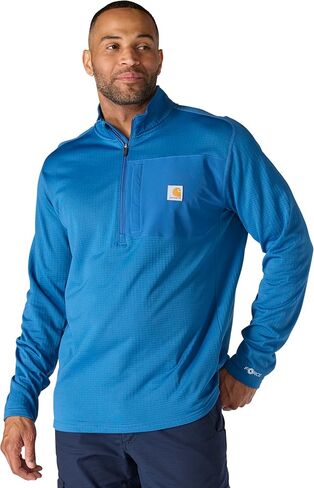 تي شيرت Carhartt Force مريح ذو رقبة وهمية نصف سحاب للرجال من Carhartt in Saudi Arabia
