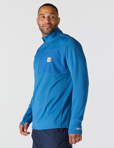 تي شيرت Carhartt Force مريح ذو رقبة وهمية نصف سحاب للرجال من Carhartt in Saudi Arabia