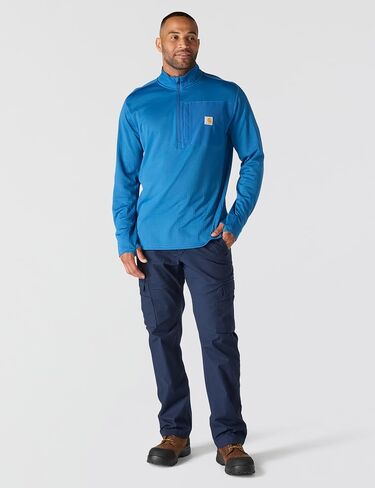 تي شيرت Carhartt Force مريح ذو رقبة وهمية نصف سحاب للرجال من Carhartt in Saudi Arabia
