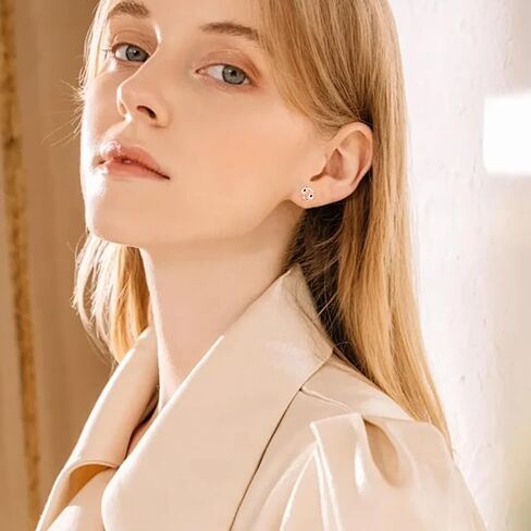 Moonstone الخفافيش وأقراط أقراط الفضة الاسترليني هيبوالرجينيك الحيوان وأقراط عيد ميلاد الهالوين أقراط مجوهرات النساء الطرف in Kuwait