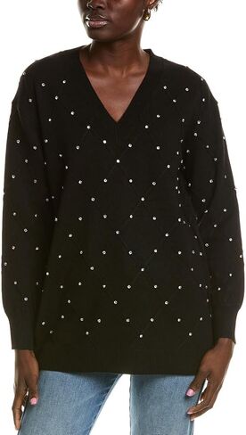Anne Klein Womens Embellished Pullover Sweater in Saudi Arabia