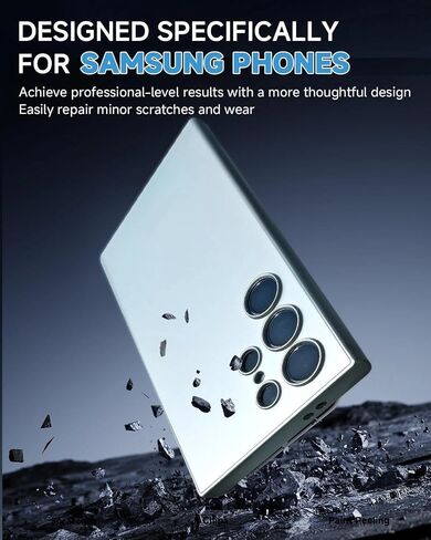 Titanium Black Touch Up Paint for Samsung,Phone Frame Paint Scratch Repair, Quick Solution to Repair, Scratch Remover Pen with 1PC Micro Applicators in Kuwait