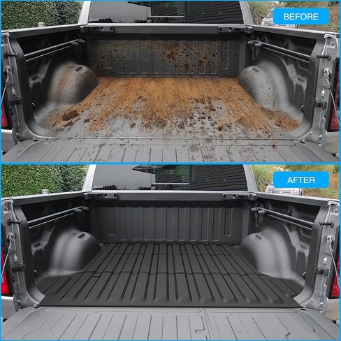 Nilight Truck Bed Bed حصيرة 5.5 قدم ل 09-18 Dodge RAM 1500 2500 3500 CREW CAB CABOSISIONS ، حصيرة بطانة سرير الشحن الشاقة للبشرات 2009-2018 RAM CREW CAB & 2019 RAM 1500 CLASSIC ، All Weather Protection in Kuwait
