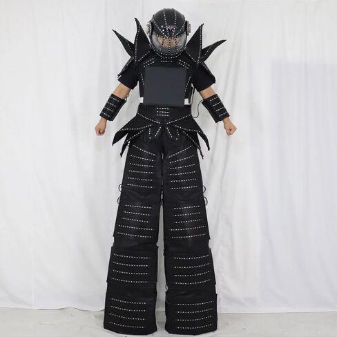 Earthradius Full Color Stilts Walker Smart Pixels LED Robot Suit Costume Clothes Costume LED Lights Luminous Jacket in Saudi Arabia