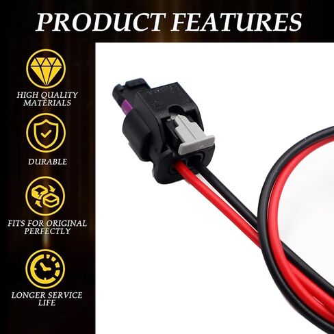 Ignition Coil Connector Compatible with Jeep Wrangler 2012-2017 2-Pin Pigtail Plug Wiring Harness 5149168AJ in Saudi Arabia