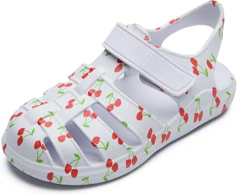 Kids'Popular Summer Footwear,Adjustable toe closure Sandals with Adorable Cartoon Prints,Breathable and antislip,Summer Outdoor/Indoor Shoes in Saudi Arabia