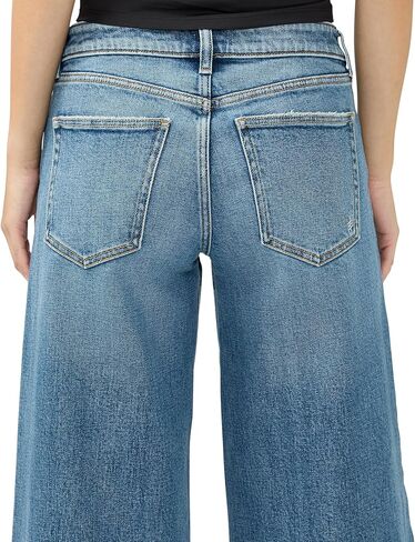 شركة Silver Jeans Co. بنطال جينز نسائي واسع الساق منخفض الارتفاع من التسعينيات in Kuwait