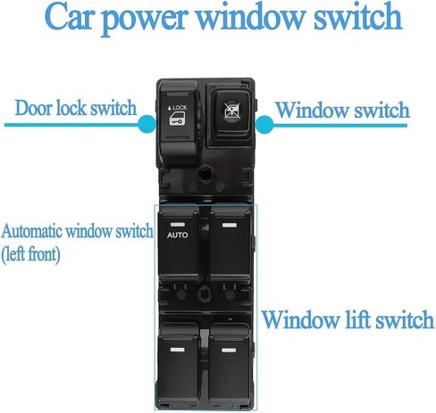 Master Power Window Switch Control Driver Side for 2010 2011 2012 2013 2014 Sorento Car Accessories 93570-2P100VA in Saudi Arabia