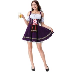 LMYOVE Ladies' German Beer Festival Costumes Bavarian Oktoberfest Off The Shoulder Velvet Adult German Dresses in Saudi Arabia