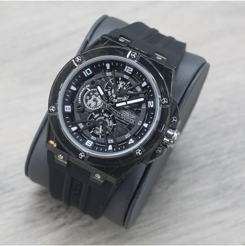 Invicta Racing Men 46mm Plastic Black Black dial VH67 Quartz in Saudi Arabia