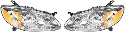 Headlights Lamps Chrome Housing for Toyota for Corolla 2003 2004 2005 2006 2007 2008 in Saudi Arabia