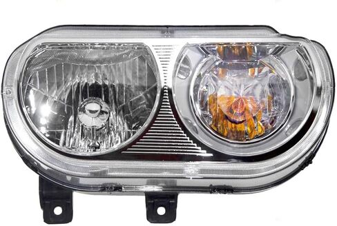 Passengers Halogen Headlight Headlamp Housing for 08-14 for Dodge Challenger in Saudi Arabia