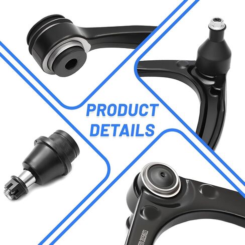 10Pcs Front End Suspension Kit Compatible with 2013-2016 Dodge Dart & 2015-2017 Chrysler 200, 2 Lower Control Arms with Ball Joints 2 Sway Bar Links 4 Inner Outer Tie Rods 2 Boots Replacement in Kuwait
