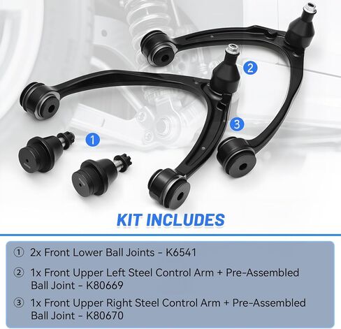 10Pcs Front End Suspension Kit Compatible with 2013-2016 Dodge Dart & 2015-2017 Chrysler 200, 2 Lower Control Arms with Ball Joints 2 Sway Bar Links 4 Inner Outer Tie Rods 2 Boots Replacement in Kuwait