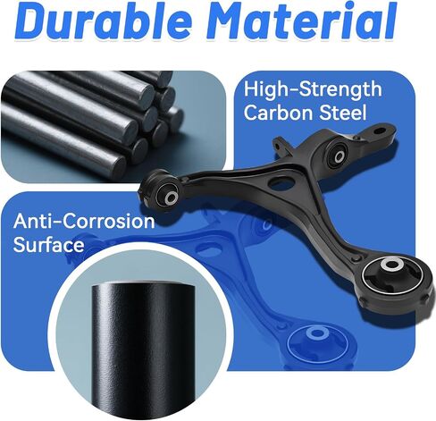 10Pcs Front End Suspension Kit Compatible with 2013-2016 Dodge Dart & 2015-2017 Chrysler 200, 2 Lower Control Arms with Ball Joints 2 Sway Bar Links 4 Inner Outer Tie Rods 2 Boots Replacement in Kuwait