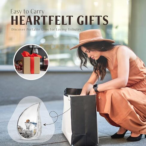 Basketball Urn - Tear Drop Urns - Ash Urns for Humans - Cremation Urns for Adult Ashes Women - Adult Urns for Human Ashes Men (10 inch Pack of 1) in Kuwait