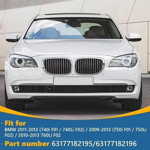 TOPUS Pair Fog Lights For 2011-2013 BMW 740i F01 740Li F02,for 2009-2013 BMW 750i F01 750Li F02,for 2010-2013 BMW 750i xDrive F01 750Li xDrive F02 63177182195 63177182196 Left & Right Side W/O Bulbs in Saudi Arabia