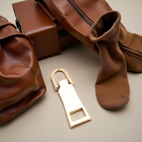 Gold Zipper Pull Replacement Zipper Repair, Zipper Slider Pull Tab, for Luggage Backpack Jacket Suitcase Coat (M) Sewing Notions and Supplies, Fasteners in Kuwait