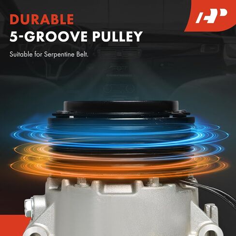 A-Premium Air Conditioner AC Compressor with Clutch Compatible with Chevrolet Corsa 2003-2008, Tornado 2004-2010, 1.8L in Saudi Arabia
