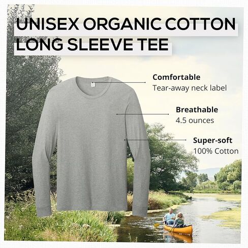 Allmade Unisex Long Sleeve Organic Cotton Tee AL6104 in Kuwait