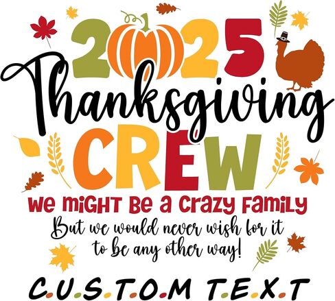 Family Thanksgiving 2025 Shirt, Funny Turkey Friends Shirts, Funny Group Thanksgiving, Matching Family Thanksgiving Outfit Black in Saudi Arabia