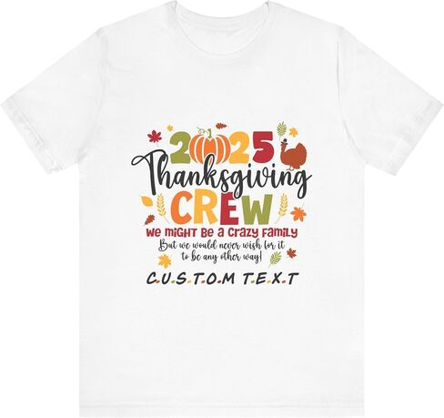 Family Thanksgiving 2025 Shirt, Funny Turkey Friends Shirts, Funny Group Thanksgiving, Matching Family Thanksgiving Outfit Black in Saudi Arabia
