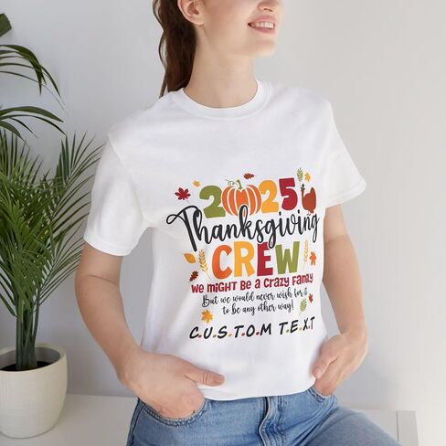 Family Thanksgiving 2025 Shirt, Funny Turkey Friends Shirts, Funny Group Thanksgiving, Matching Family Thanksgiving Outfit Black in Saudi Arabia