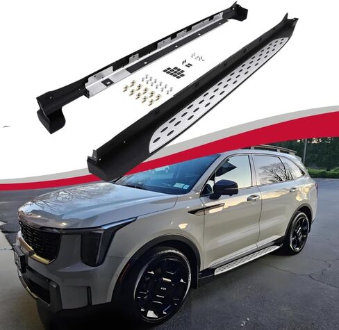 لوحة تشغيل مناسبة لكيا سورينتو 2021-2024 2025 LX، S، EX، SX، SX Prestige & SX Prestige X-Line Side Step Nerf Bar in Saudi Arabia
