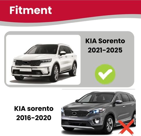 لوحة تشغيل مناسبة لكيا سورينتو 2021-2024 2025 LX، S، EX، SX، SX Prestige & SX Prestige X-Line Side Step Nerf Bar in Saudi Arabia