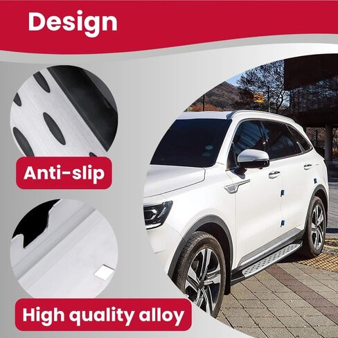 لوحة تشغيل مناسبة لكيا سورينتو 2021-2024 2025 LX، S، EX، SX، SX Prestige & SX Prestige X-Line Side Step Nerf Bar in Saudi Arabia