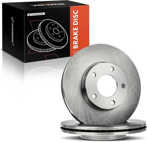 A-Premium 10.94 inch (278mm) Front Vented Disc Brake Rotors Compatible with Select Mazda Models - 3 2004-2013, 3 Sport 2010 2012, 2.0L, 2-PC Set in Saudi Arabia
