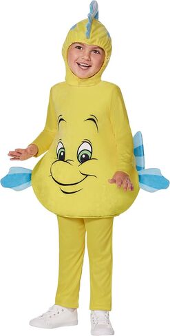 Spirit Halloween The Little Mermaid Toddler Flounder Costume | Officially Licensed | Disney | The Little Mermaid Costume in Saudi Arabia