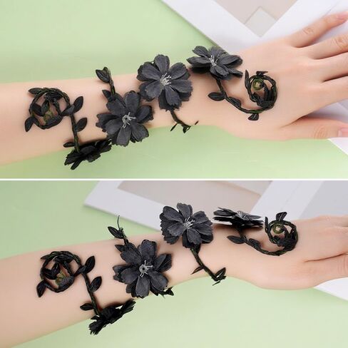 choyaxo 2 Pcs Fairy Costume Accessories Flower Arm Wraps Belts Headband Elf Costume Renaissance Accessories for Women in Saudi Arabia