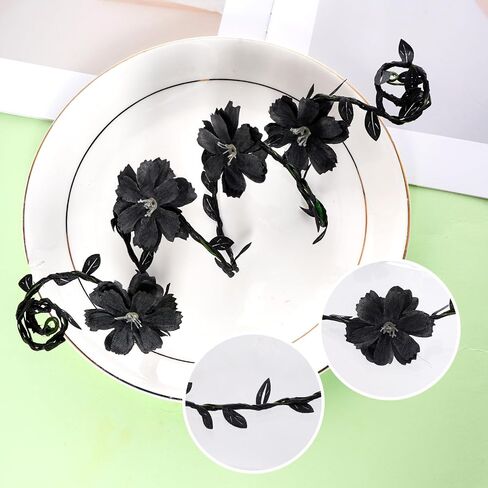 choyaxo 2 Pcs Fairy Costume Accessories Flower Arm Wraps Belts Headband Elf Costume Renaissance Accessories for Women in Saudi Arabia
