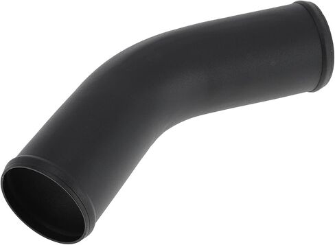 3" OD 45 Degree Bend 6064 Aluminum Alloy Tube Intercooler Pipe Surface Blasting Air Intake Connection Hose W/Double Bead Roll 5.9" Length Black in Saudi Arabia