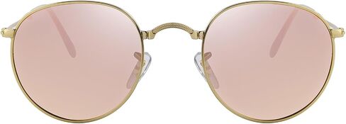 Polarized Folding Sunglasses Womens Men Lightweight Foldable Sunglass Metal Frame Oval Durable Sun Glasses Shades in Saudi Arabia