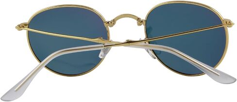 Polarized Folding Sunglasses Womens Men Lightweight Foldable Sunglass Metal Frame Oval Durable Sun Glasses Shades in Saudi Arabia