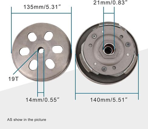 GOOFIT Complete Clutch Assy Rear Clutch Set Replacement for 4 Stroke GY6 125cc 150cc 152QMI 157QMJ Engine Scooter ATV Mopeds Go Karts Buggies Dirt Bikes in Saudi Arabia