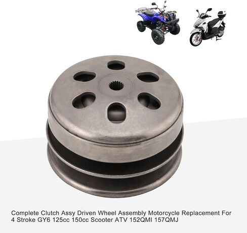 GOOFIT Complete Clutch Assy Rear Clutch Set Replacement for 4 Stroke GY6 125cc 150cc 152QMI 157QMJ Engine Scooter ATV Mopeds Go Karts Buggies Dirt Bikes in Saudi Arabia