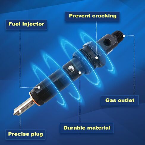 6pcs Fuel Injector Pencil Nozzle Assembly 4W7017 4W-7017 Compatible with 3306 3406 3406B 3406C 3412 SR4 Engine After-Market Parts in Kuwait