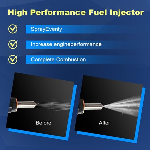 6pcs Fuel Injector Pencil Nozzle Assembly 4W7017 4W-7017 Compatible with 3306 3406 3406B 3406C 3412 SR4 Engine After-Market Parts in Kuwait