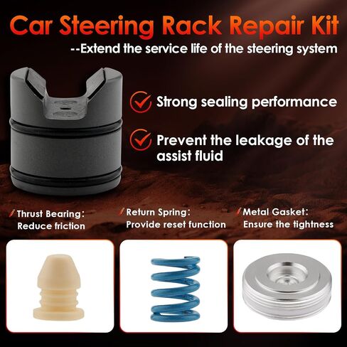Car Steering Rack Repair Kit with 24mm Hex Head Thrust Piece Tool, Compatible With 2010-2019 BMW Series 1 2 3 4, X1 X3 X4, F20 F21 F22 F23 F30 F31 F34 F32 F33 F36 F48 F25 F26, Replaces#: 32106891974 in Saudi Arabia