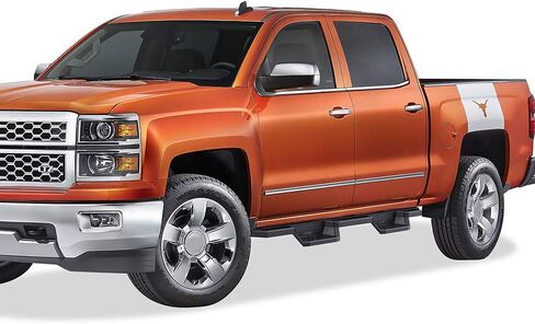 APS الفولاذ المقاوم للصدأ 6.5 بوصة Nerf Bars جيب خطوات مربعة أنبوب الروك الحرس متوافق مع تشيفي سيلفرادو جي إم سي سييرا طاقم الكابينة 07-18 in Saudi Arabia